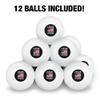 I Stand For The Flag Kneel Cross USA American Flag Patriotic Novelty Table Tennis Ping Pong Ball 12 Pack with Storage Bag view 3