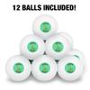 Danger Noodle Snake Funny Humor Novelty Table Tennis Ping Pong Ball 12 Pack with Storage Bag view 3
