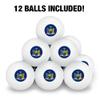 New York State Flag Novelty Table Tennis Ping Pong Ball 12 Pack with Storage Bag view 3