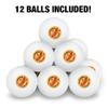 A Wiener Winner Is You Hot Dog Funny Humor Novelty Table Tennis Ping Pong Ball 12 Pack with Storage Bag view 3