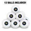 Canisius College Primary Logo Novelty Table Tennis Ping Pong Ball 12 Pack with Storage Bag view 3