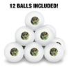 Sloth Family Butterflies Novelty Table Tennis Ping Pong Ball 12 Pack with Storage Bag view 3