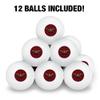Justice League Movie Wonder Woman Logo Novelty Table Tennis Ping Pong Ball 12 Pack with Storage Bag view 3