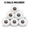 Yorkshire Terrier Yorkie Dog Pet Novelty Table Tennis Ping Pong Ball 12 Pack with Storage Bag view 3