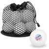 Black-capped Chickadee Watercolor Northeastern Bird Novelty Table Tennis Ping Pong Ball 12 Pack with Storage Bag view 1