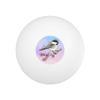 Black-capped Chickadee Watercolor Northeastern Bird Novelty Table Tennis Ping Pong Ball 12 Pack with Storage Bag view 2