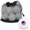 Betsy Ross 1776 American Flag Novelty Table Tennis Ping Pong Ball 12 Pack with Storage Bag