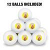 Looney Tunes Yosemite Sam Novelty Table Tennis Ping Pong Ball 12 Pack with Storage Bag view 3