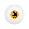 Black Cat Lifting Leg and Licking Novelty Table Tennis Ping Pong Ball 12 Pack with Storage Bag view 2