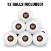 Bowling Green Secondary Logo Novelty Table Tennis Ping Pong Ball 12 Pack with Storage Bag view 3