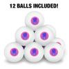 Cute Octopus Tentacles Ocean Novelty Table Tennis Ping Pong Ball 12 Pack with Storage Bag view 3