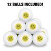 Missouri Southern State University Secondary Logo Novelty Table Tennis Ping Pong Ball 12 Pack with Storage Bag view 3