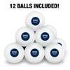 Florida Atlantic University Primary Novelty Table Tennis Ping Pong Ball 12 Pack with Storage Bag view 3