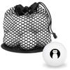 Cute Penguin Black and White Novelty Table Tennis Ping Pong Ball 12 Pack with Storage Bag view 1