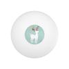 Deer and Flowers Novelty Table Tennis Ping Pong Ball 12 Pack with Storage Bag view 2