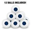 Northwood University Timberwolves Logo Novelty Table Tennis Ping Pong Ball 12 Pack with Storage Bag view 3