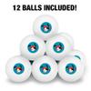 Animaniacs Wakko Head Novelty Table Tennis Ping Pong Ball 12 Pack with Storage Bag view 3