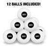 Belmont Abbey College Secondary Logo Novelty Table Tennis Ping Pong Ball 12 Pack with Storage Bag view 3