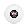 World's Lamest Boss Novelty Table Tennis Ping Pong Ball 12 Pack with Storage Bag view 2