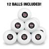 World's Lamest Boss Novelty Table Tennis Ping Pong Ball 12 Pack with Storage Bag view 3