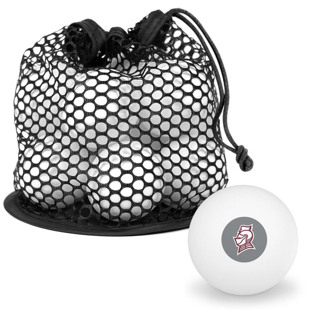Bellarmine University Secondary Logo Novelty Table Tennis Ping Pong Ball 12 Pack with Storage Bag