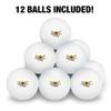 Virgin Islands US Territory Flag Novelty Table Tennis Ping Pong Ball 12 Pack with Storage Bag view 3