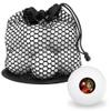 Christmas Holiday Santa Ho Ho Ho Wreath Novelty Table Tennis Ping Pong Ball 12 Pack with Storage Bag view 1