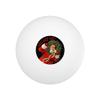 Christmas Holiday Santa Ho Ho Ho Wreath Novelty Table Tennis Ping Pong Ball 12 Pack with Storage Bag view 2