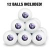 Pink Fairy Moon Novelty Table Tennis Ping Pong Ball 12 Pack with Storage Bag view 3