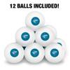 Hawaii Pacific University Primary Logo Novelty Table Tennis Ping Pong Ball 12 Pack with Storage Bag view 3