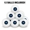 Drew University Primary Logo Novelty Table Tennis Ping Pong Ball 12 Pack with Storage Bag view 3