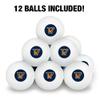 The University of Texas Rio Grande Valley Primary Logo Novelty Table Tennis Ping Pong Ball 12 Pack with Storage Bag view 3