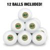 UNC Charlotte Secondary Logo Novelty Table Tennis Ping Pong Ball 12 Pack with Storage Bag view 3