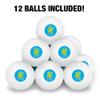 Big Bang Theory In Distress Novelty Table Tennis Ping Pong Ball 12 Pack with Storage Bag view 3