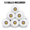Sesame Street Vintage Big Bird Novelty Table Tennis Ping Pong Ball 12 Pack with Storage Bag view 3