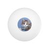 Tiny Kitty On Lavender Novelty Table Tennis Ping Pong Ball 12 Pack with Storage Bag view 2