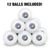 Tiny Kitty On Lavender Novelty Table Tennis Ping Pong Ball 12 Pack with Storage Bag view 3