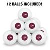SIU Primary Logo Novelty Table Tennis Ping Pong Ball 12 Pack with Storage Bag view 3