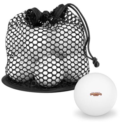 California State University Dominguez Hills Secondary Logo Novelty Table Tennis Ping Pong Ball 12 Pack with Storage Bag
