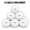 California State University Dominguez Hills Secondary Logo Novelty Table Tennis Ping Pong Ball 12 Pack with Storage Bag view 3