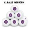 Gremlins Stripe Novelty Table Tennis Ping Pong Ball 12 Pack with Storage Bag view 3