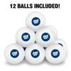 Washburn University Primary Logo Novelty Table Tennis Ping Pong Ball 12 Pack with Storage Bag view 3