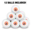 I Accessorize with Dog Hair Pet Fur Novelty Table Tennis Ping Pong Ball 12 Pack with Storage Bag view 3