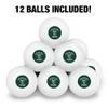 Portland State University Vikings Logo Novelty Table Tennis Ping Pong Ball 12 Pack with Storage Bag view 3
