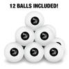 Catfish Fishing Illustration Novelty Table Tennis Ping Pong Ball 12 Pack with Storage Bag view 3