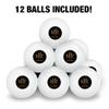 Mortal Kombat 11 Lava Logo Novelty Table Tennis Ping Pong Ball 12 Pack with Storage Bag view 3
