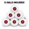 The Flash TV Series Logo Novelty Table Tennis Ping Pong Ball 12 Pack with Storage Bag view 3