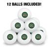 Ohio University Primary Logo Novelty Table Tennis Ping Pong Ball 12 Pack with Storage Bag view 3