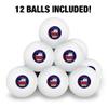 The Big Bang Theory Logo Novelty Table Tennis Ping Pong Ball 12 Pack with Storage Bag view 3