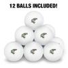 Northern Pike Fishing 3 Novelty Table Tennis Ping Pong Ball 12 Pack with Storage Bag view 3
